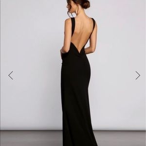 Windsor Addie Formal Open Back Dress NWT